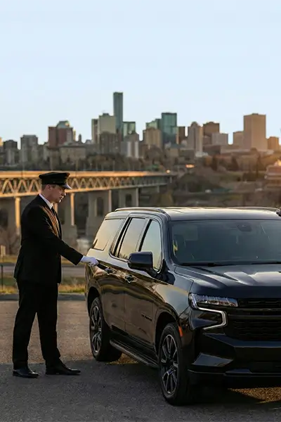 Professional limo service for Rogers Place concert events