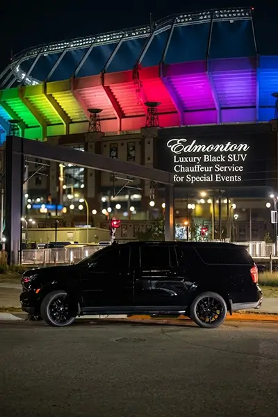 Corporate event transportation and executive black car service in Edmonton